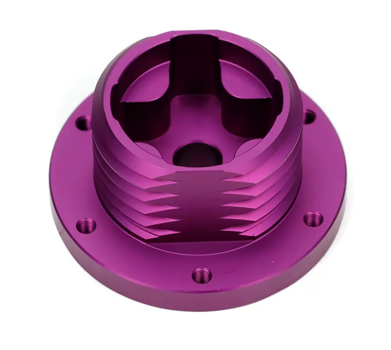 Nrg Short Hub Adapter For Thrustmaster Racing Wheels – Purple Finish 1