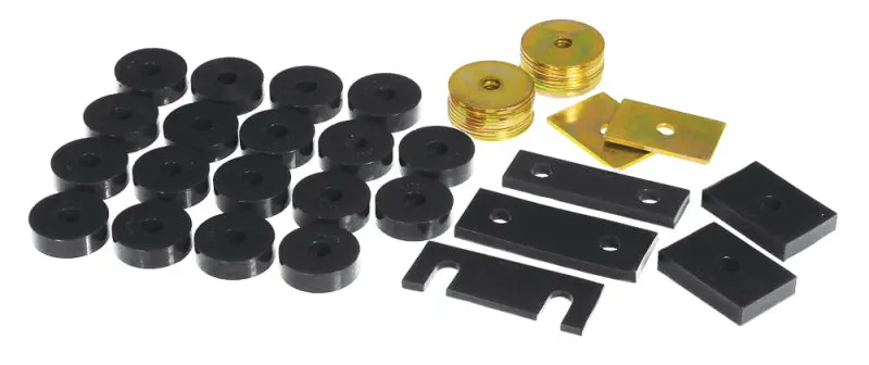 Prothane Black Body Mount Kit For 1955–1957 Chevrolet Full-Size Convertibles Only 1