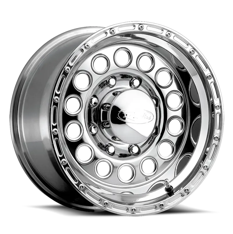 Raceline Rock Crusher 16X10 Wheel – 8X165.1 Bolt Pattern, -24Mm Offset, 130.81Mm Bore, Polished Finish 1