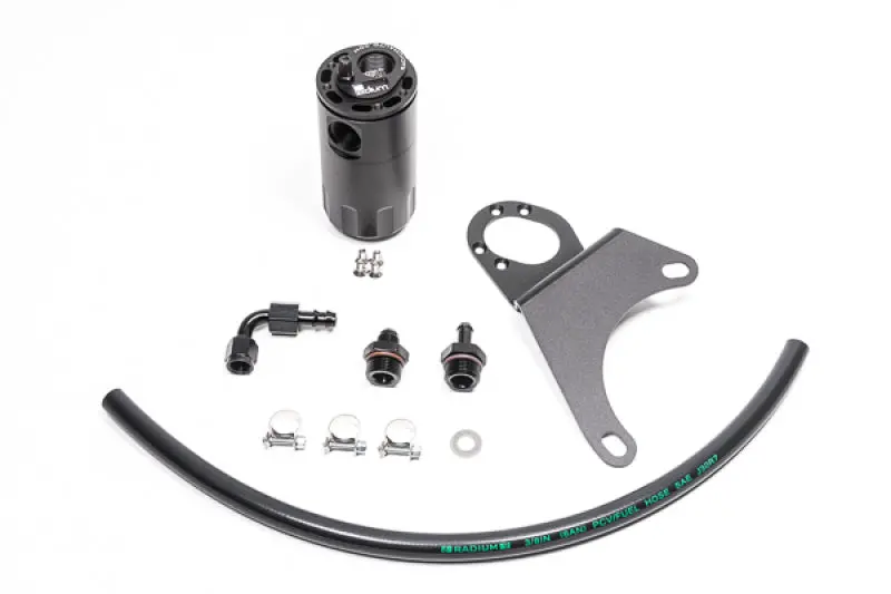 Radium Engineering Pcv Catch Can Kit For Mitsubishi Evo Viii/Ix – Right-Hand Mount, Fluid-Lock Design 1