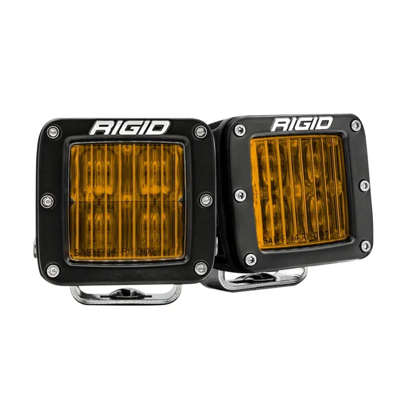 Rigid Industries D-Series Pro Sae Fog Light Pair – Yellow Led, Ip69K-Rated, Fog-Specific Optics 1