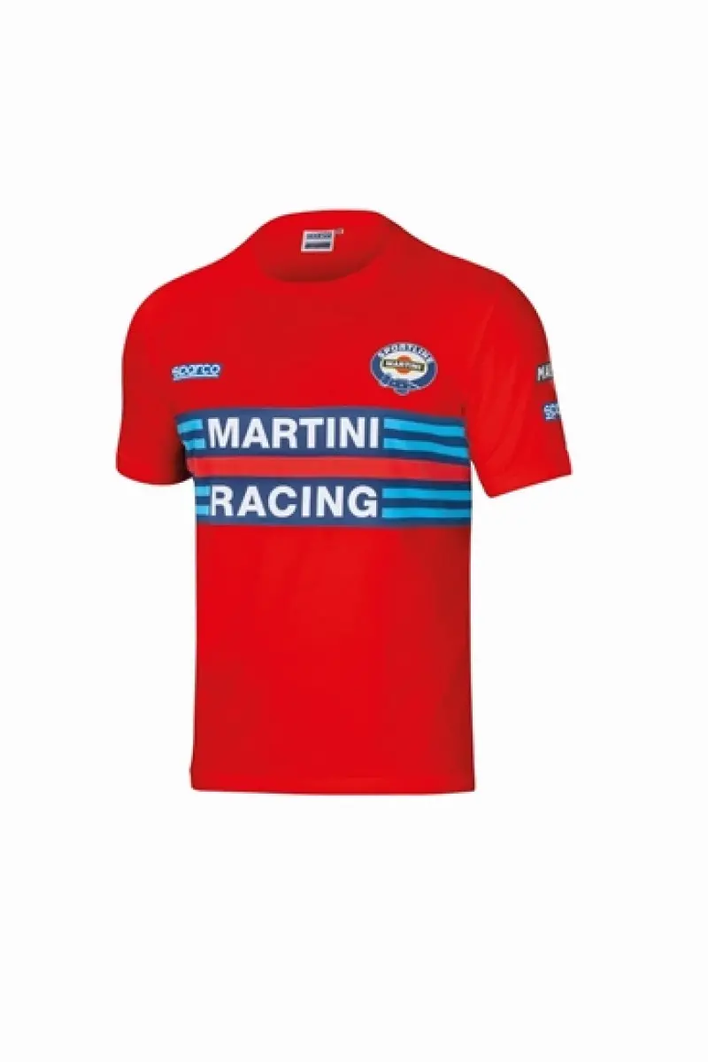 Sparco Martini-Racing Graphic T-Shirt – Red, Size Xs 1