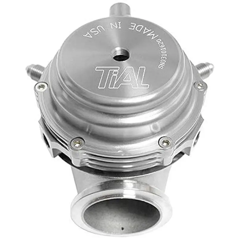 Tial Sport Mvs 38Mm Wastegate With Clamps – 1.0 Bar (14.5 Psi) Pressure Rating, Silver Finish 1
