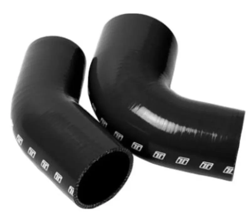 Turbosmart 2.75" To 3.00" Black Reducer Elbow – 45° Performance Exhaust Fitting 1