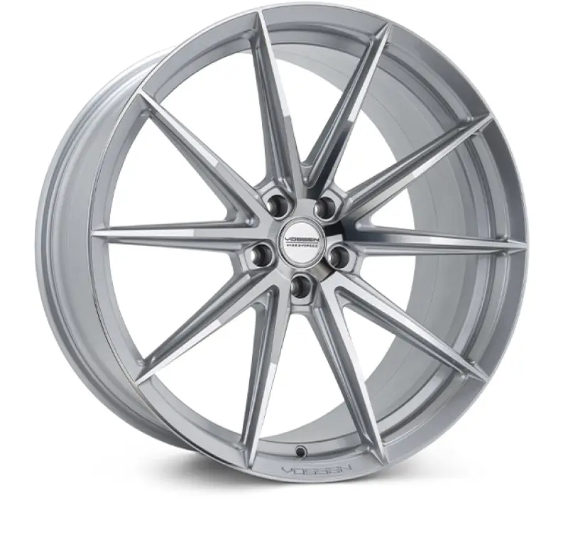 Vossen Hfx-2 20X9.5 Wheel – 5X120 Bolt Pattern, Et20 Offset, Deep Dish, Silver-Polished Finish 1