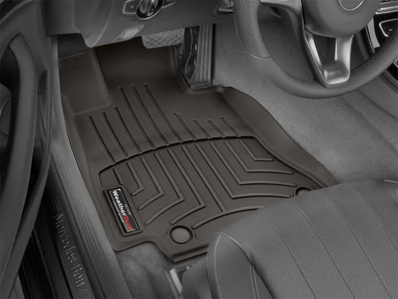 Weathertech 2016+ Maserati Quattroporte Front Floorliner - Cocoa (1 Grommet Style) 1