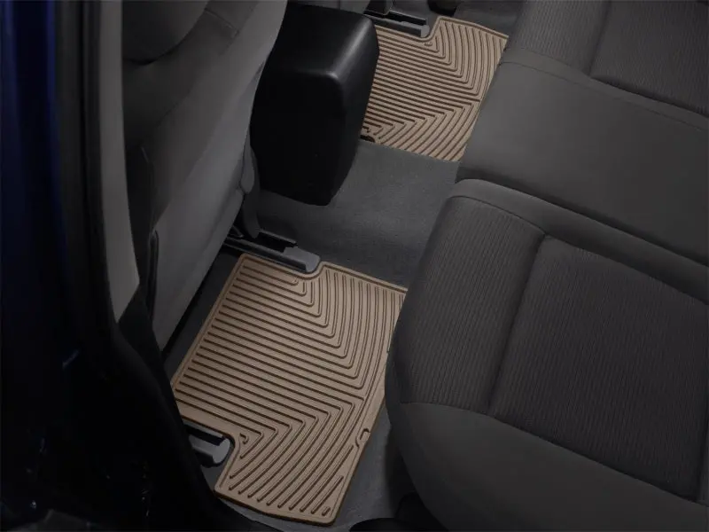 Weathertech Custom Rear Rubber Floor Mats For 1999–2006 Bmw X5 – Tan 1