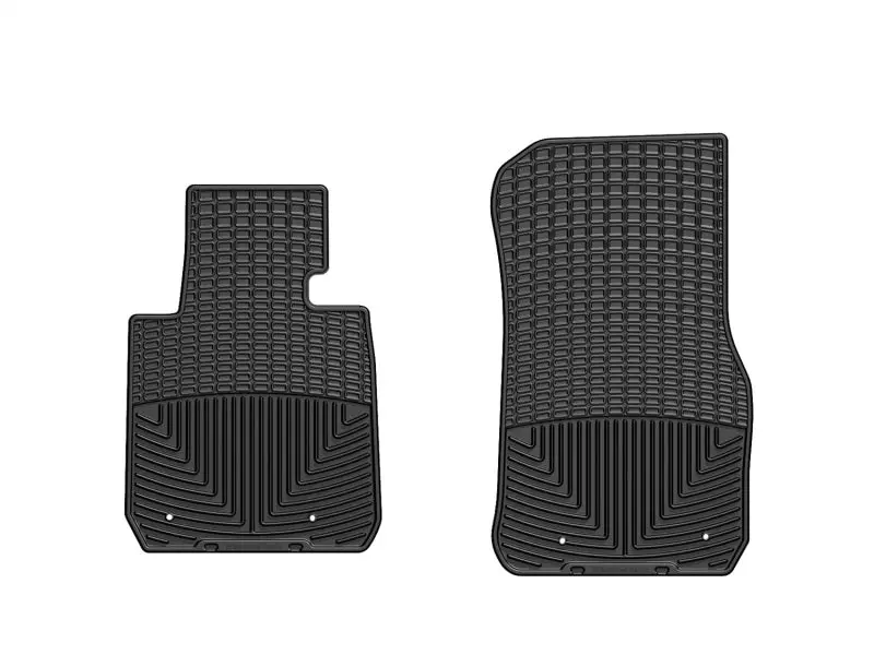 Weathertech Front Floor Mats For Bmw 3-Series F30 (2012–Present) – Heavy-Duty Rubber, Black 1