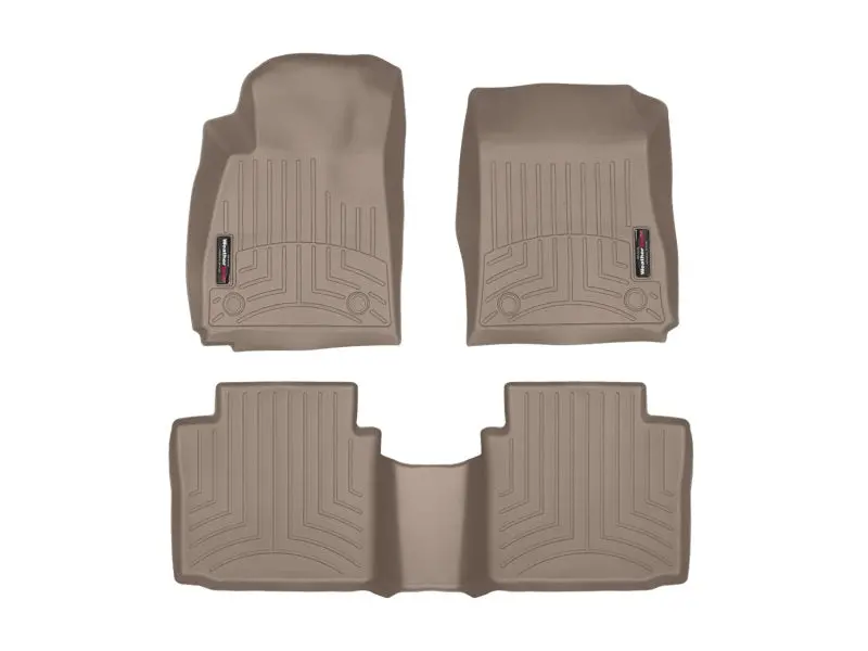 Weathertech Front Floorliner – Durable All-Weather Protection In Tan 1