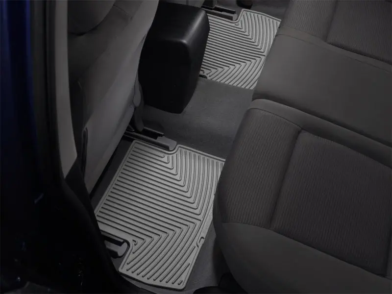 Weathertech Rear Floor Liners – Gray Rubber All-Weather Mats For 2013+ Nissan Pathfinder 1