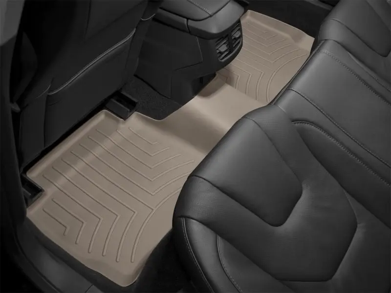Weathertech Rear Floor Liners – Tan, Custom-Fit For 2009 Pontiac G3 1