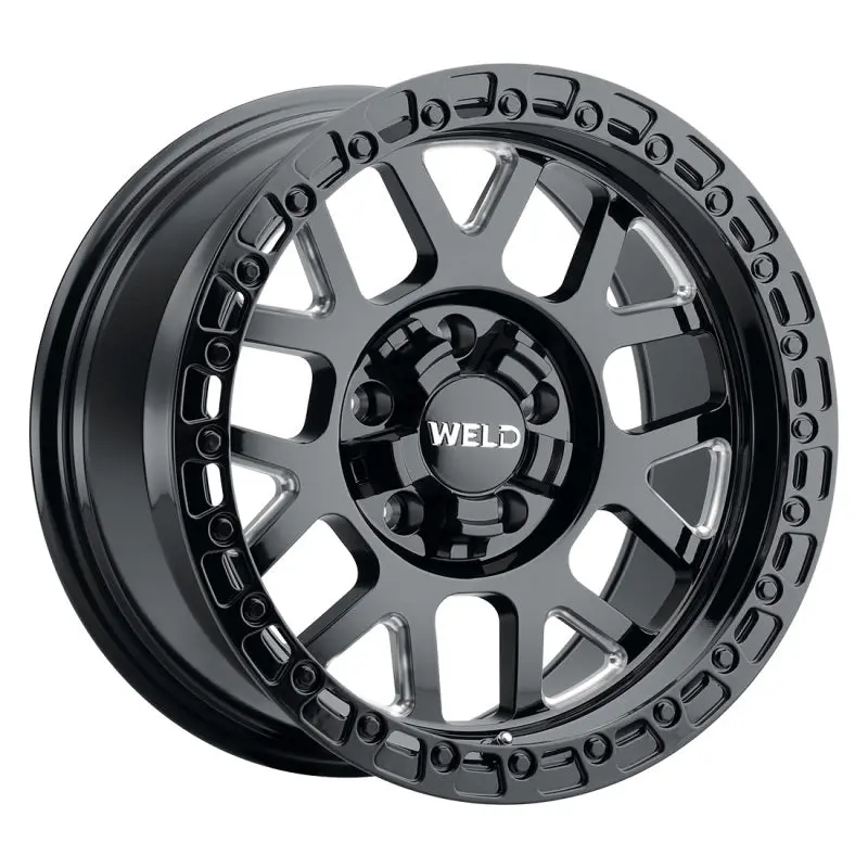 Weld Off-Road W105 Satin Black/Gloss Black Forged Alloy Wheel – 17X10", 6X135Mm/6X139.7Mm, -25Mm Offset, 4.50" Backspace 1