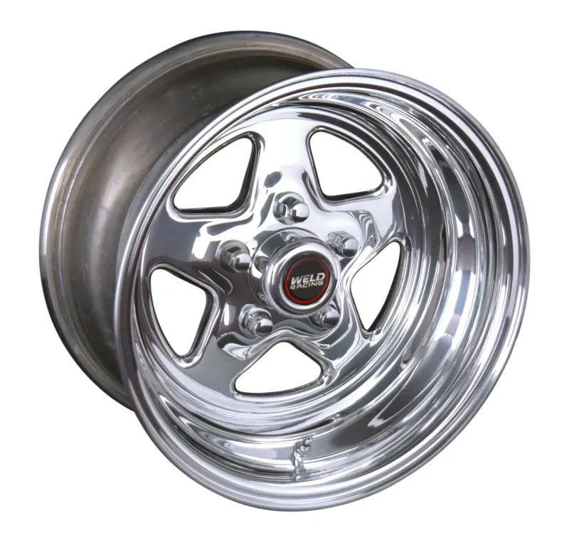 Weld Prostar Polished Aluminum Wheel – 15X12, 5X4.5, 3.5In Backspace, Non-Beadlock 1