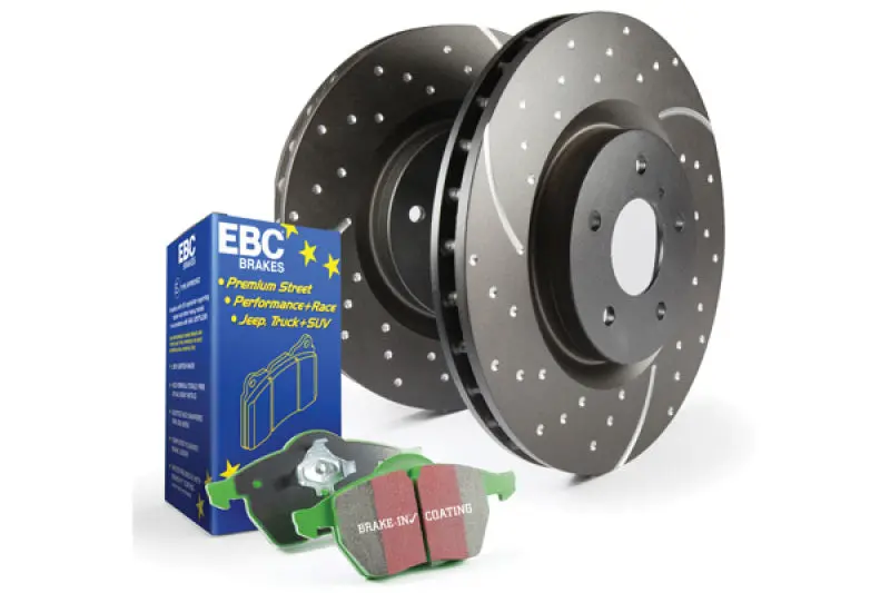 Ebc S3 Premium Brake Kit – Greenstuff Pads Paired With Gd-Series Rotors 1