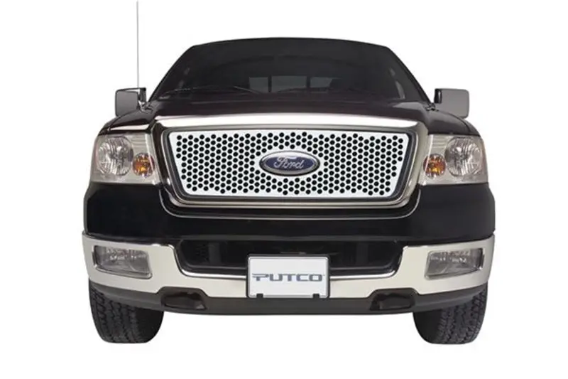 Putco Stainless Steel Honeycomb Grille – Logo Cutout Design For 2004–2008 Ford F-150 2